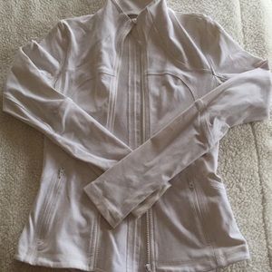White Stretch Lululemon Classic Racer Jacket